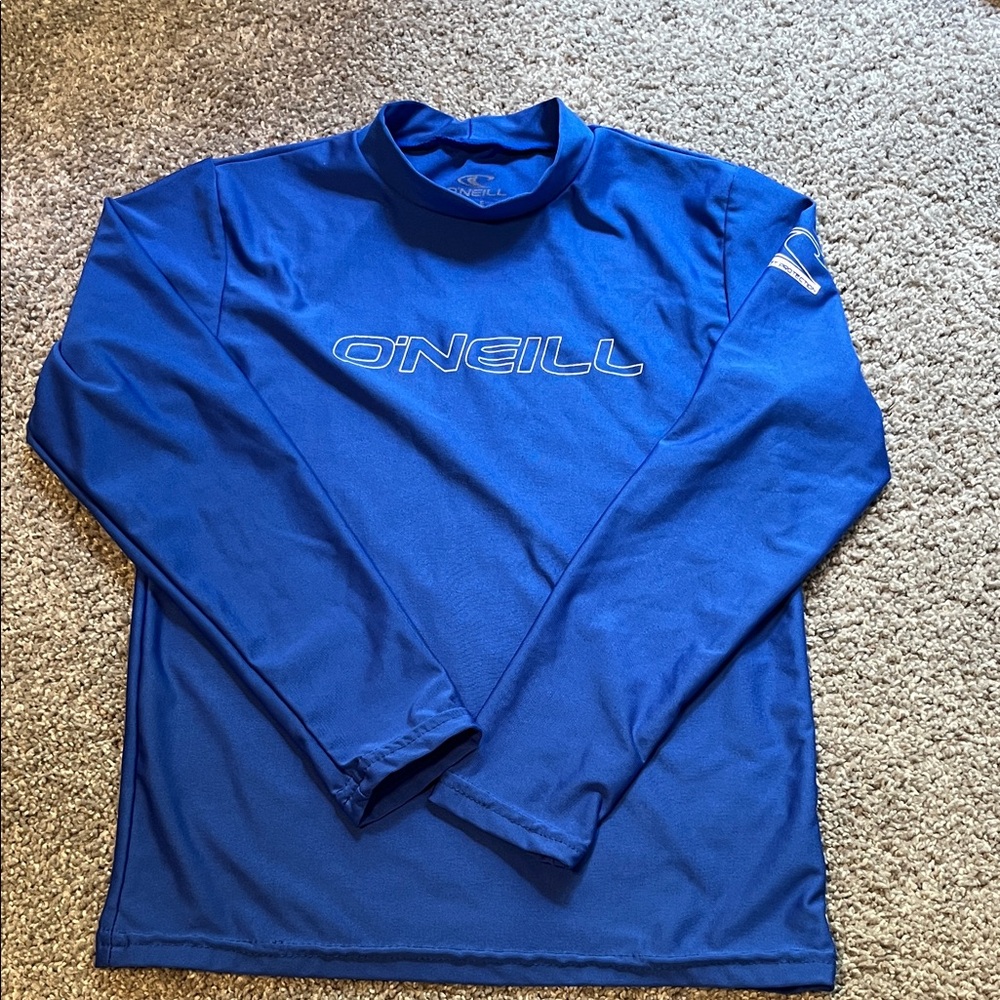 O'Neill Royal Blue Rash Guard like new size 8
